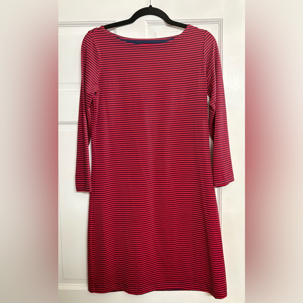 Vineyard Vines Red Sankaty Sheath Dress size s